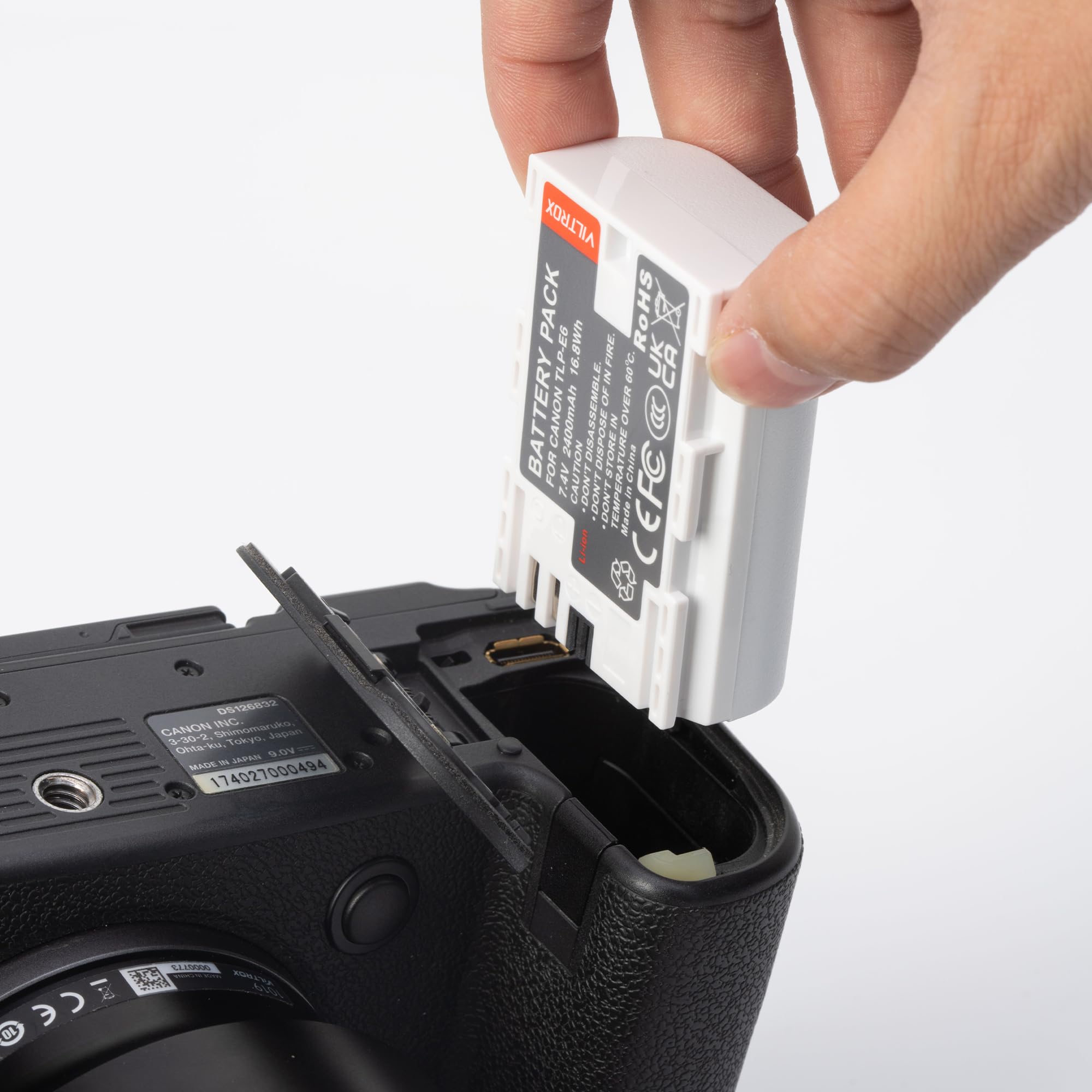 Amazon.com : VILTROX Camera Battery T LP-E6 for Canon EOS 90D 60D